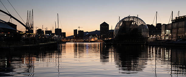 istock Port of Genoa with aquarium 479418698