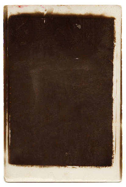 istock Old, underexposed, blank photo on white background 479422300