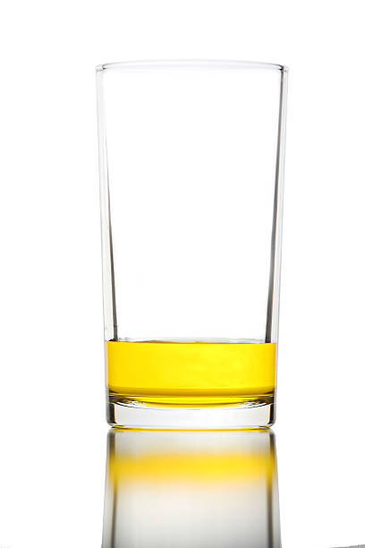 istock Yellow water in Glass isolated. 479425537