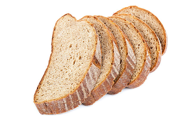 istock Stack of slices of bread on white background. 479426782