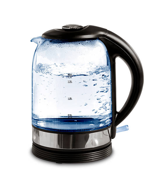 istock glass electric kettle water with boiling 479426880