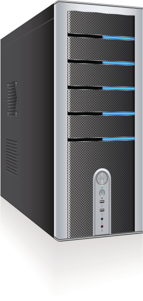 Computer Server Stock Illustration - Download Image Now - Tower ...
