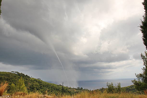 waterspout - cumuliform стоковые фото и изображения