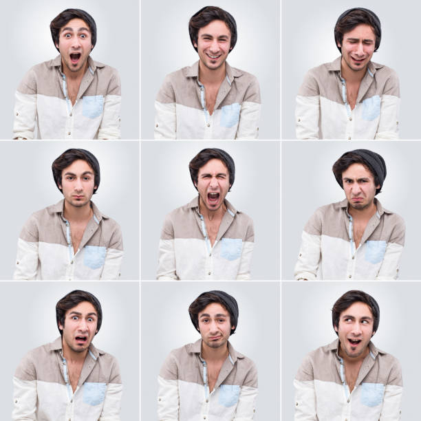 istock Young man making facial expressions 479436640