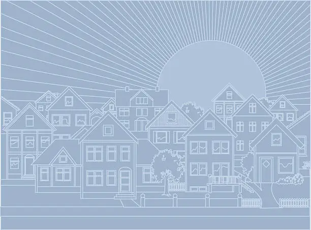 Vector illustration of Real estate background