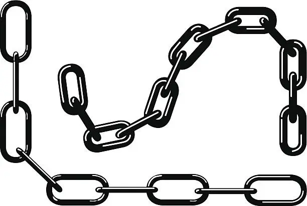 Vector illustration of Chains