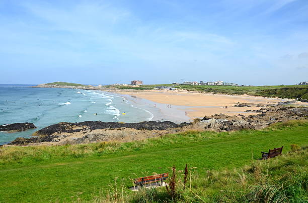 Fistral beach, Newquay stock photo