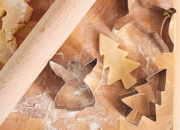 istock Christmas cookie cutters and dough 479441893