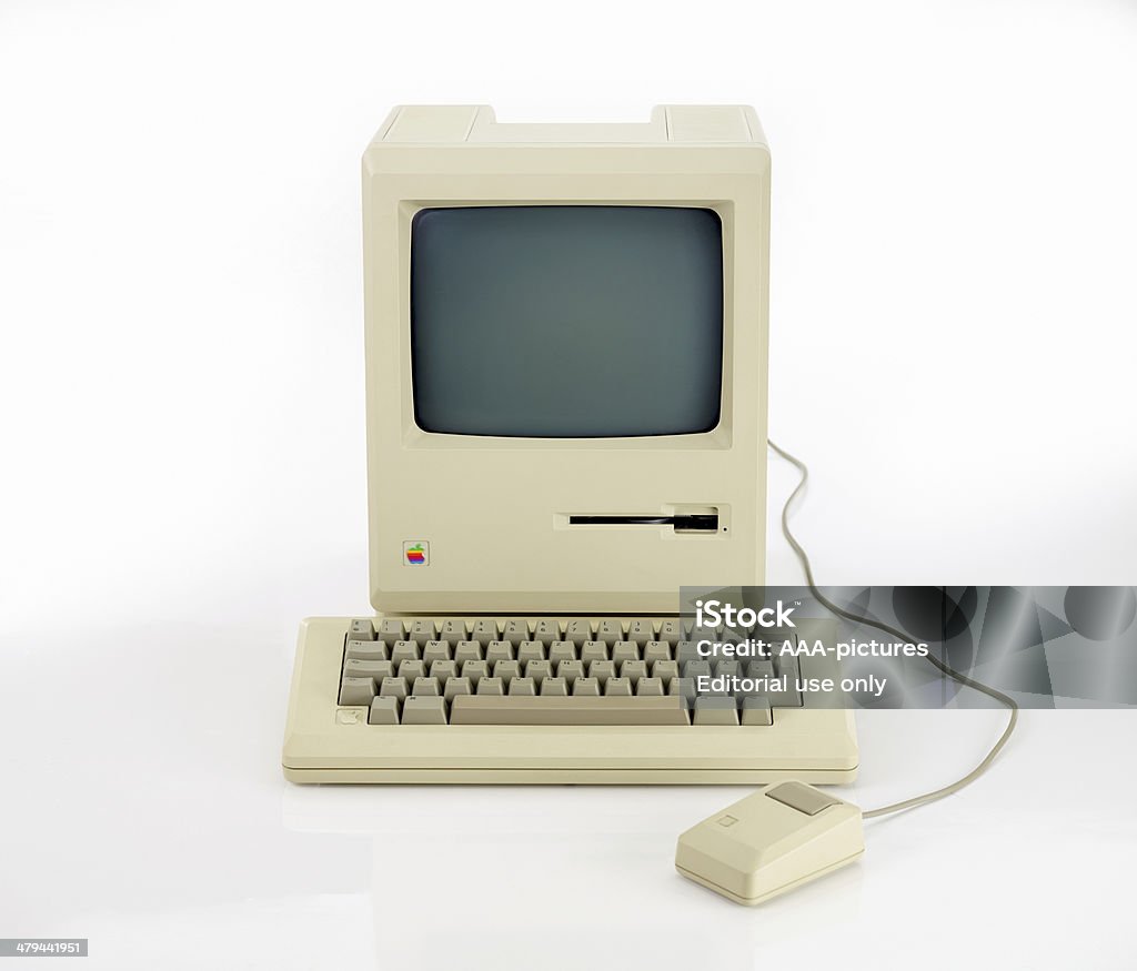 Apple Macintosh 128 K aus dem Jahre 1984, die vintage iMac - Lizenzfrei Alt Stock-Foto