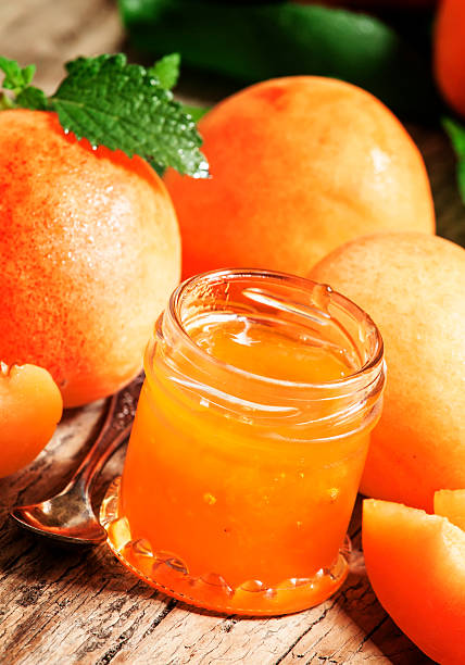 istock Homemade apricot jam and fresh apricots 479442178