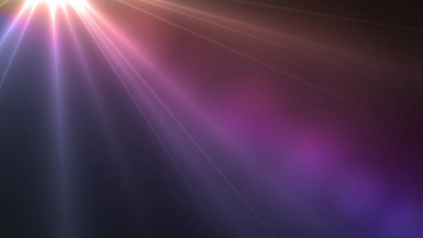 Jesus Light magenta color lens flare