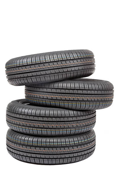 istock Car tires on white background. 479444328