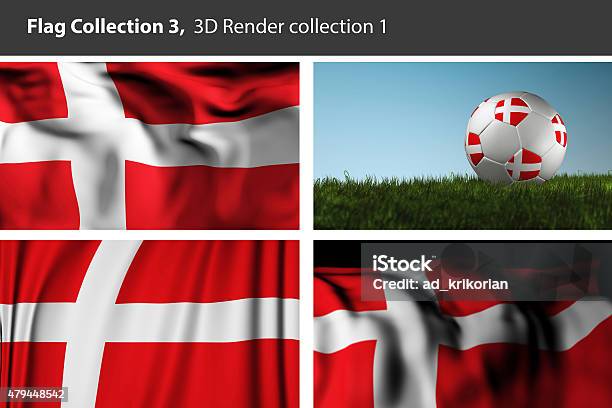Foto de A Dinamarca 3d Render Bandeira Bandeira Dinamarquesa Fundo Abstrato 3d Render De Arte e mais fotos de stock de 2015
