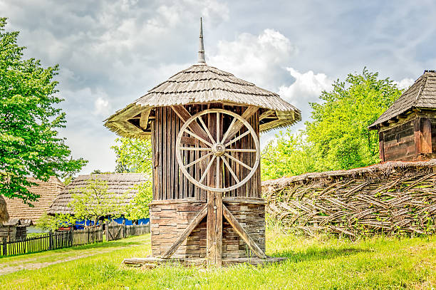 istock Old Wooden Water Well House 479448830