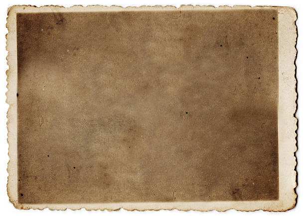 istock Old blank photo on white background 479449470