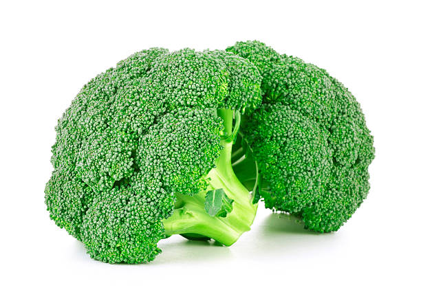 Fresh broccoli Fresh broccoli on white background inflorescence photos stock pictures, royalty-free photos & images