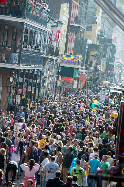 istock Crowded Bourbon Street during Mardi Gras 479467148