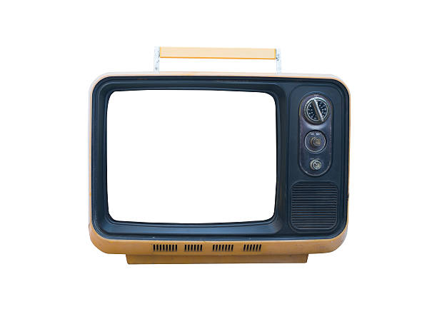 istock The old TV on the isolated white background 479467672