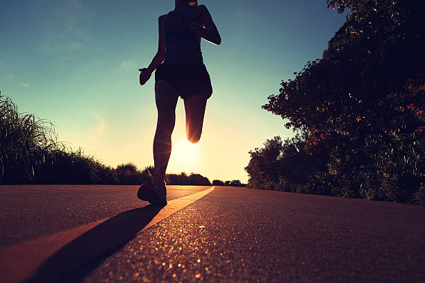 istock Runner athlete running at seaside road.vintage effect 479468670
