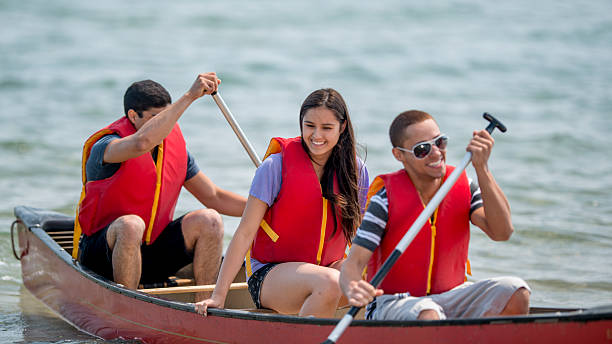 istock Young Teenagers on a Canoe Trip 479468672