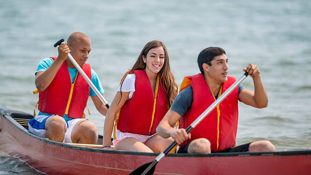 istock Young Teenagers on a Canoe Trip 479468840