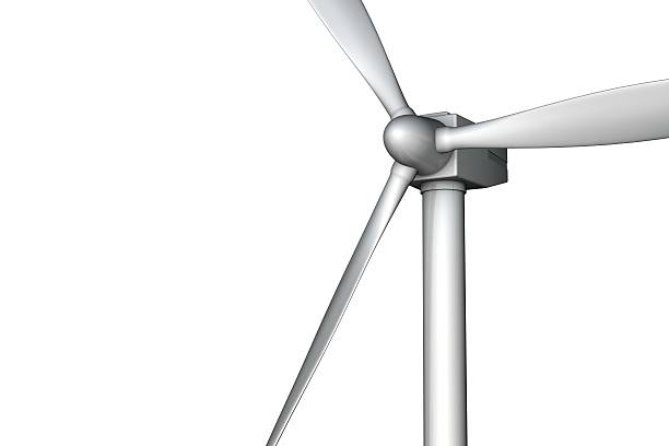 istock Wind turbine isolated on a white background 479469232