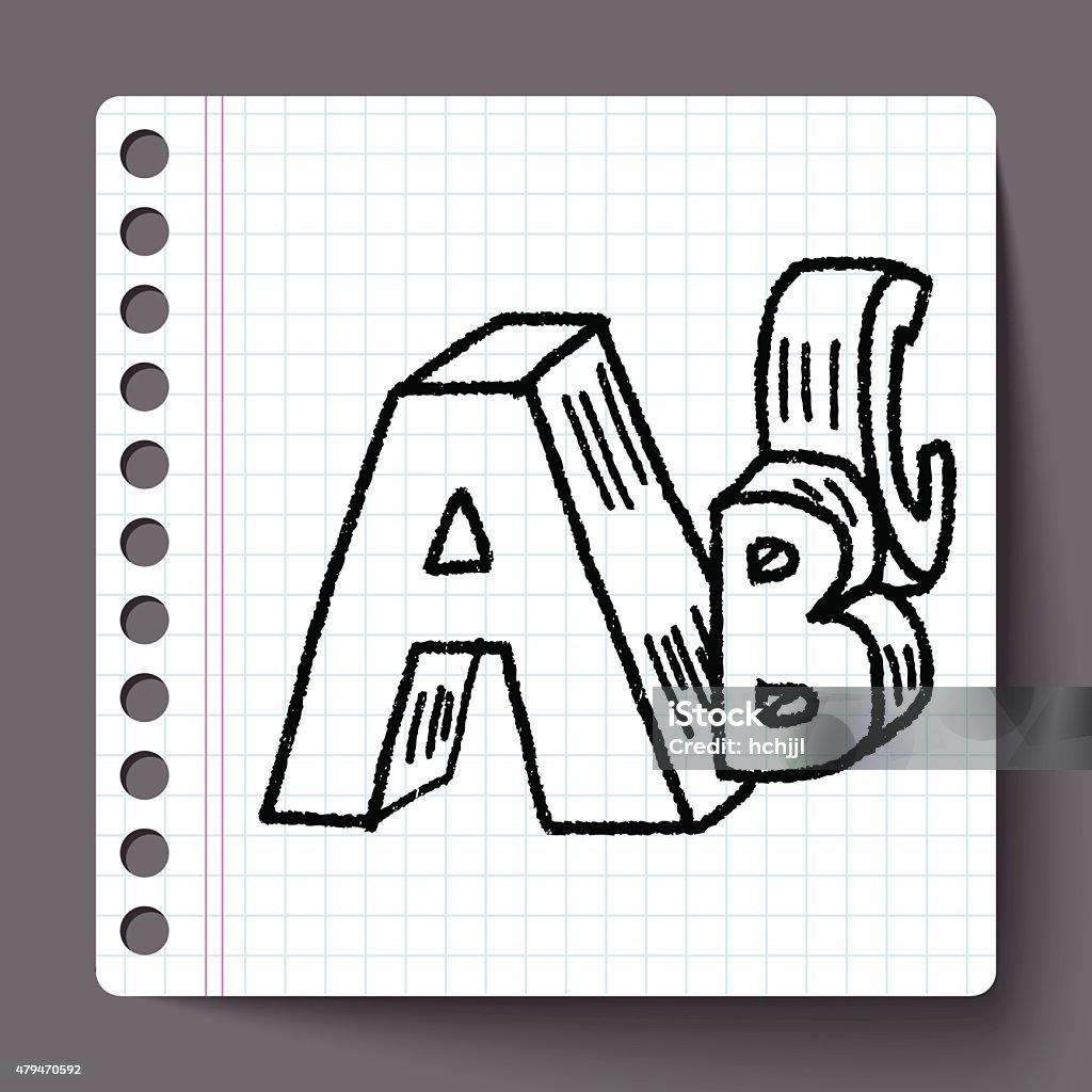 Edit Abc Abc Doodle Stock Illustration - Download Image Now - 2015, Alphabet ...