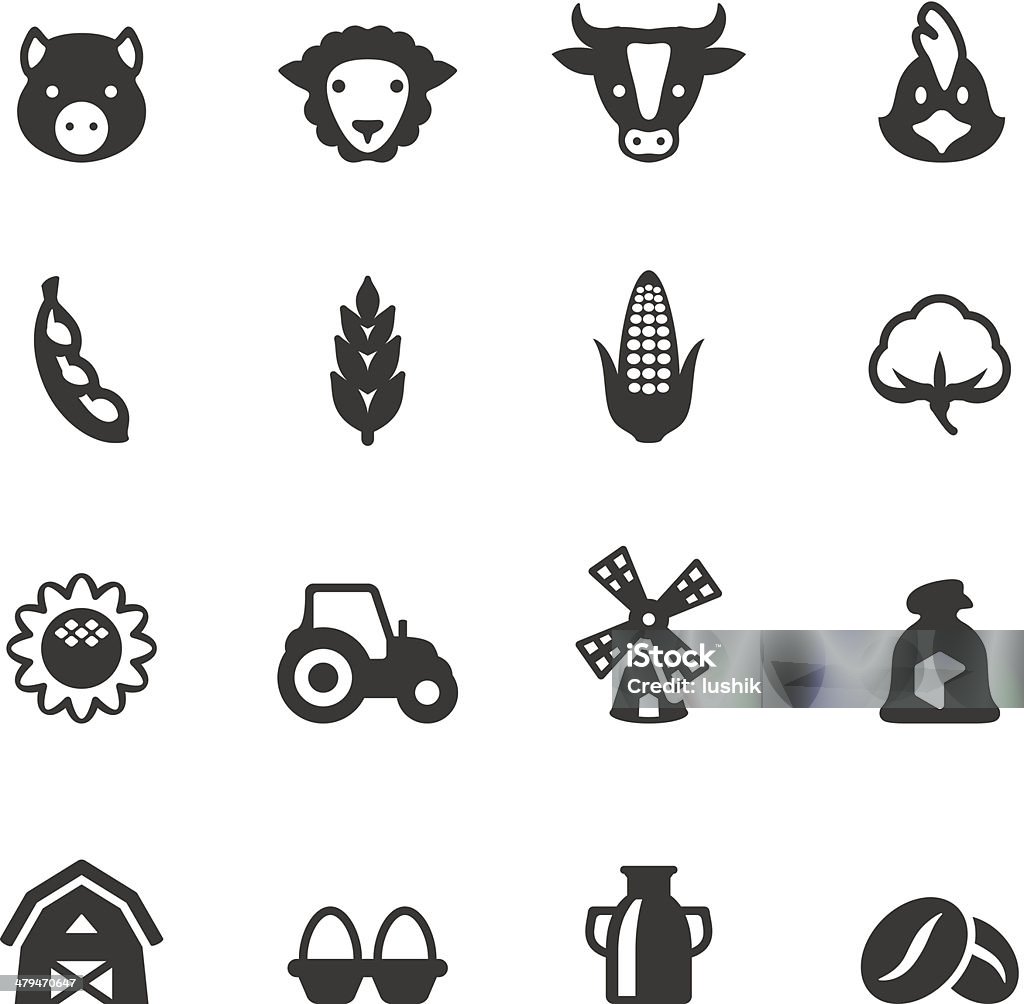 Soulico - Agriculture Soulico icons collection - Agriculture icons. Icon Symbol stock vector