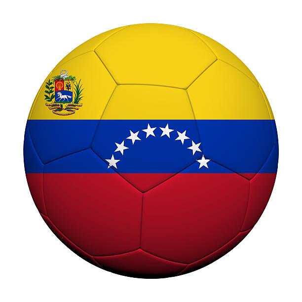 istock Venezuela Flag Pattern 3d rendering of a soccer ball 479473093
