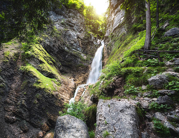 istock Idyllic Waterfall In Slovenian Mountains 479473236