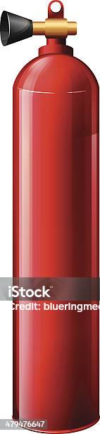 O2 Containers Red Red Oxygen Tank Stock Illustration - Download Image Now - Airtight ...