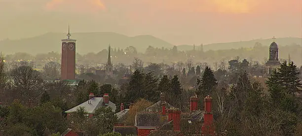 A view of Shrewsburys landmarks.