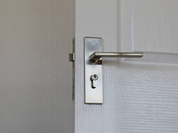 istock metallic knob on white door horizontal 479478506