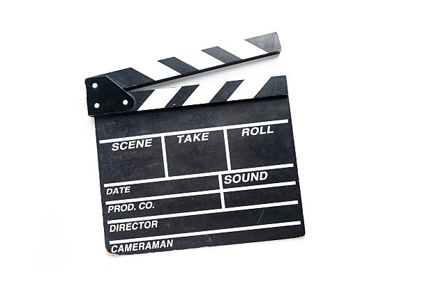 istock Studio movie clap isolated on white background 479478576