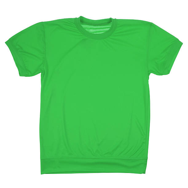 istock Green blank t-shirt (Clipping path) 479479285