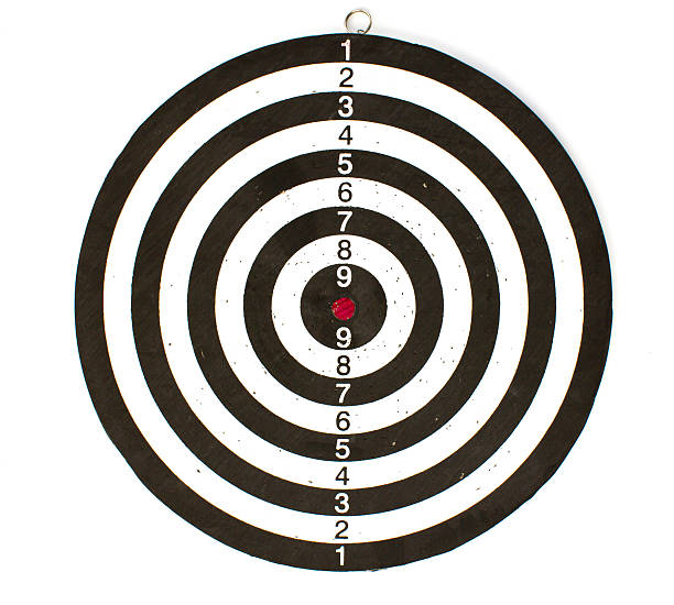 istock Dartboard with Darts isolated on white background 479484359