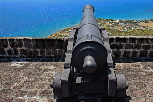 istock Brimstone Hill Fortress cannon, St Kitts 479485355