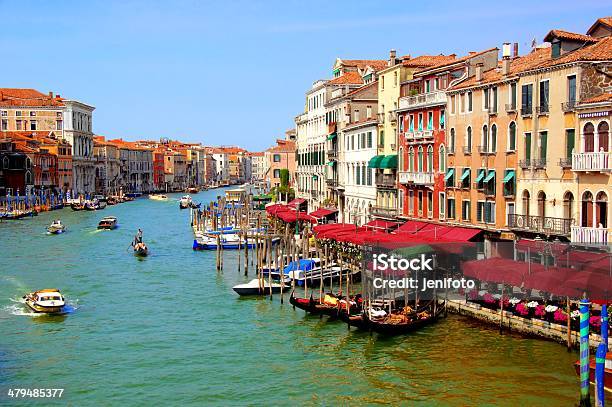 View Over The Grand Canal Of Venice Italy Stock Photo - Download Image Now - Architecture, Blue, Building Exterior