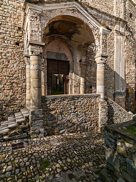 istock Dilapidated church of Saint Nicholas (Bajardo, Liguria, Italy) 479485493
