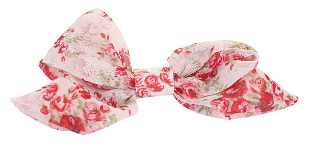 istock Beatiful hair bow with floral ornaments 479485891
