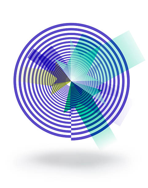 ilustraciones, imágenes clip art, dibujos animados e iconos de stock de concepto abstracto objetivo - circle swirl target aspirations