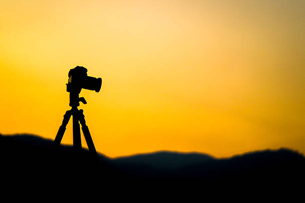 istock Silhouette of a camera on tripod 479488093
