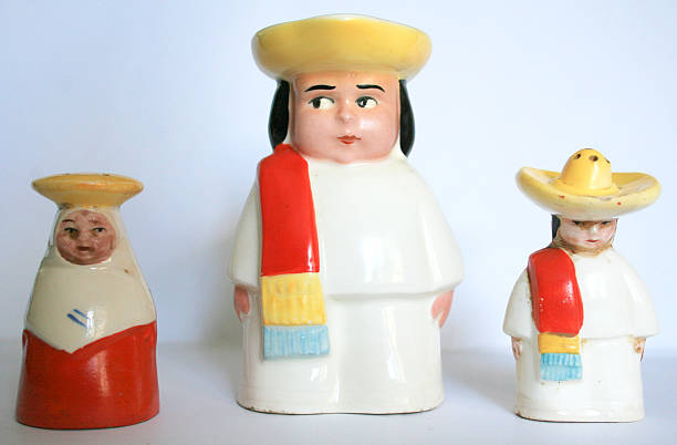 istock Antique ceramic shakers and creamer 479488315