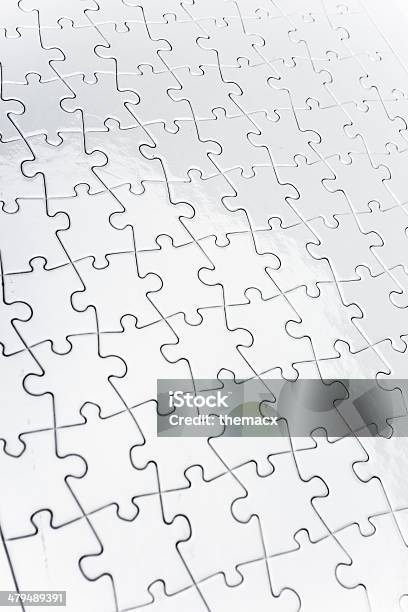 Jigsaw Puzzle - Fotografie stock e altre immagini di Affari - Affari, Assenza, Astratto
