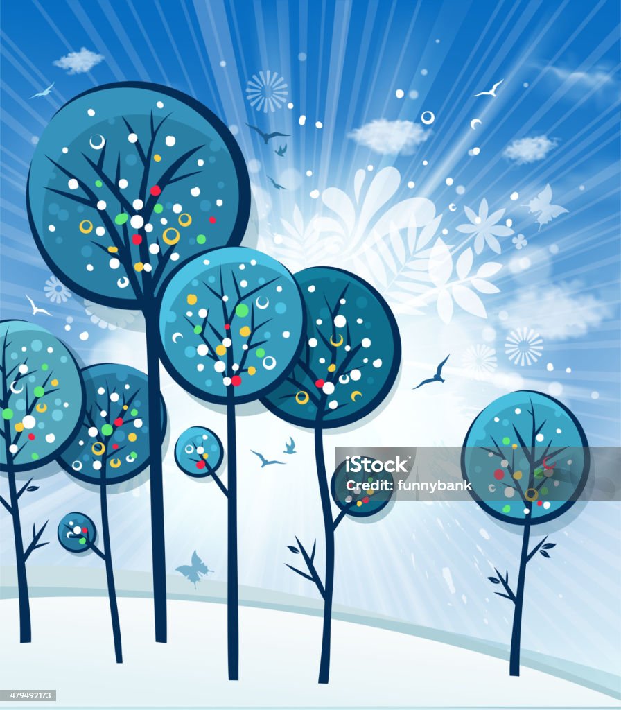 spring nature design drawing of vector spring nature backround.This file was recorded with adobe illustrator cs4 transparent.EPS 10 format. Beauty In Nature stock vector