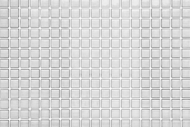 White glass block wall seamless background and texture