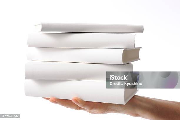ブランクのブックを持つホワイトの背景に白色 - 本の背表紙のストックフォトや画像を多数ご用意 - 本の背表紙, 本, 積み重なる