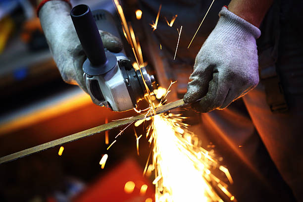 istock Grinding metal rod. 479497616