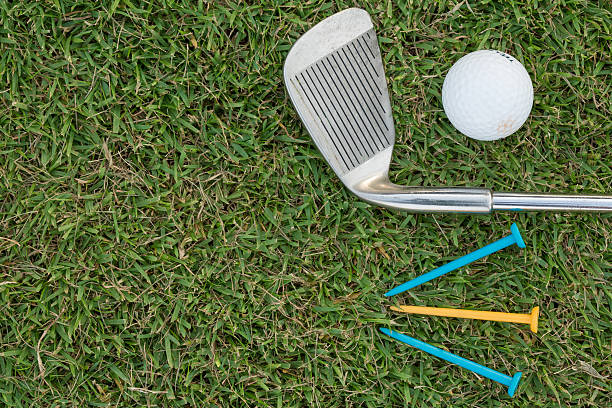 istock Golf Ball and Golf Club on grass 479498856