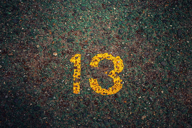 istock Number 13 on Green Ground 479501246